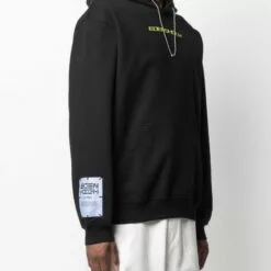 MCQ Endenshock Graphic-print Hoodie In 1000 BLACK - Hoodies -MCQ store online 16839871 33497444 600
