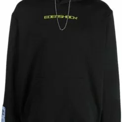 MCQ Endenshock Graphic-print Hoodie In 1000 BLACK - Hoodies
