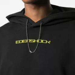 MCQ Endenshock Graphic-print Hoodie In 1000 BLACK - Hoodies -MCQ store online 16839871 33498525 600