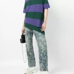 MCQ Eden High Warped T-shirt In VARSITY GREEN - T-Shirts 8 MCQ Eden High Warped T-shirt In VARSITY GREEN - T-Shirts -MCQ store online 16857399 36661360 600