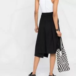 MCQ Ribbed Sleeveless Top In OPTIC WHITE - Vests & Tank Tops -MCQ store online 16870554 33648451 600