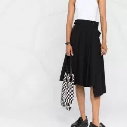 MCQ Ribbed Sleeveless Top In OPTIC WHITE - Vests & Tank Tops -MCQ store online 16870554 33648515 600