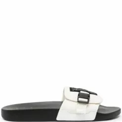 MCQ IC-0 Infinity Slides In WHITE - Flip Flops & Slides