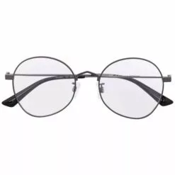 MCQ Round-frame Glasses In 001 BLACK - Glasses & Frames