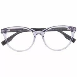 ( New Season ) MCQ Colour-block Square Glasses In 007 GREY - Glasses & Frames