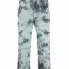 MCQ Tie-dye Wide Leg Trouser In 4016 GREEN/PURPLE - High-Waisted Trousers
