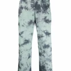 MCQ Tie-dye Wide Leg Trouser In 4016 GREEN/PURPLE - High-Waisted Trousers