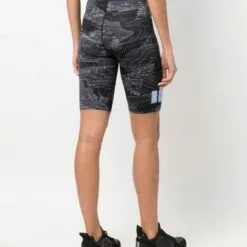 MCQ High-rise Fitted Cycling Shorts In 1133 BLACK/ GREY - Short Shorts -MCQ store online 17085266 34351116 600