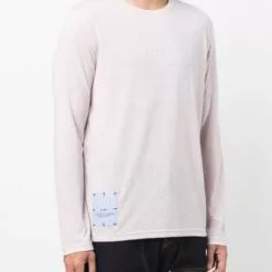 MCQ Logo Long-sleeve Top In 5903 PINK - T-Shirts -MCQ store online 17085281 34376185 600