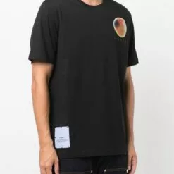 MCQ Graphic Print Crew-neck T-shirt In 1000 BLACK - T-Shirts -MCQ store online 17085282 34377679 600