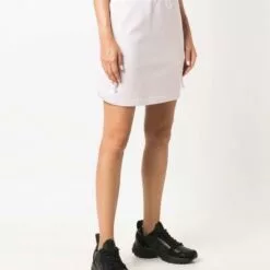 MCQ Draped Cotton Miniskirt In LILLA - Asymmetric & Draped Skirts -MCQ store online 17086299 34347870 600