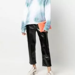 MCQ 'Breathe' Tie-dye Cotton Hoodie In ACQUA MARINA - Hoodies -MCQ store online 17118516 34570784 600