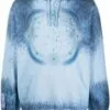 MCQ Tie-dye Cotton Hoodie In 4001 SEA AQUA - Hoodies -MCQ store online 17119154 34569404 600