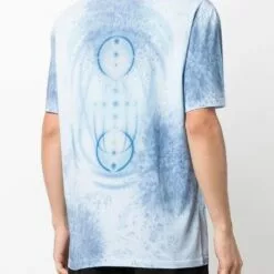 MCQ Tie-dye Print T-shirt In 4001 BLUE - T-Shirts -MCQ store online 17120849 34619885 600