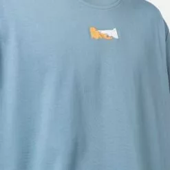 MCQ Logo Crew-neck T-shirt In 4016 BLUE - T-Shirts -MCQ store online 17120862 34622032 600