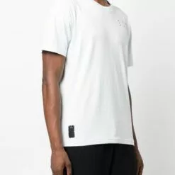 MCQ Logo Print T-shirt In 4031 ACQUA - T-Shirts -MCQ store online 17121868 34764654 600
