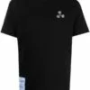 MCQ Embroidered Logo T-shirt In 1000 DARKEST BLACK - T-Shirts
