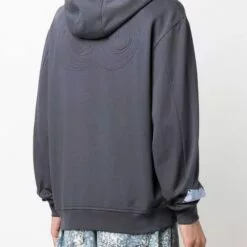 MCQ Logo Drawstring Hoodie In 1031 GREY - Hoodies -MCQ store online 17122666 34617525 600