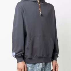 MCQ Logo Drawstring Hoodie In 1031 GREY - Hoodies -MCQ store online 17122666 34698887 600