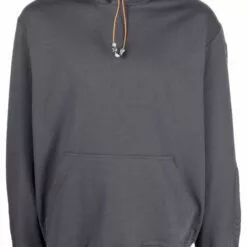 MCQ Logo Drawstring Hoodie In 1031 GREY - Hoodies