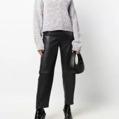 MCQ V-neck Cotton Jumper In 4727 GRIGIO - Jumpers -MCQ store online 17135845 34755786 600