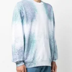 MCQ Speckle Print Sweatshirt In 9000 VERDE - Sweatshirts -MCQ store online 17148658 35217499 600