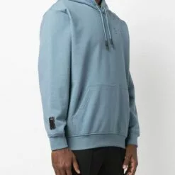 MCQ Jack Logo-appliqué Hoodie In 4016 BLUE - Hoodies -MCQ store online 17161770 34951896 600