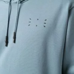 MCQ Jack Logo-appliqué Hoodie In 4016 BLUE - Hoodies -MCQ store online 17161770 34952759 600