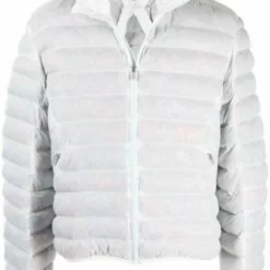 MCQ Zipped Padded Jacket In 4031 Saea Breeze - Padded & Down Jackets