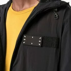 MCQ Logo Patch Hooded Jacket In 1000 Nero - Hooded Jackets -MCQ store online 17162813 34951759 600