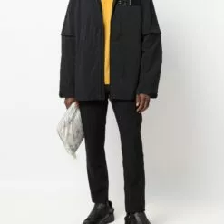 MCQ Logo Patch Hooded Jacket In 1000 Nero - Hooded Jackets -MCQ store online 17162813 34952546 600