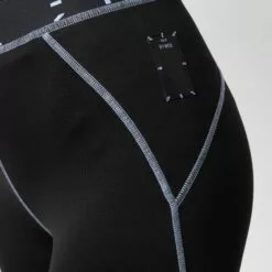 MCQ Contrasting-stitch Leggings In 1000 DARKEST BLACK - -MCQ store online 17164112 35066304 600