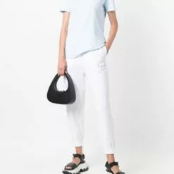 MCQ Logo-patch Track Pants In 9000 WHITE - -MCQ store online 17166411 35825409 600