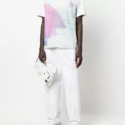 MCQ Abstract-print Cotton T-Shirt In 4001 MULTICOLOR - T-Shirts -MCQ store online 17198869 35309077 600