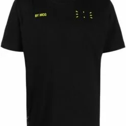 MCQ Graphic-print Cotton T-Shirt In 1040 BLACK - T-Shirts