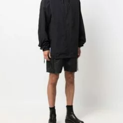 MCQ Hooded Zip-up Jacket In 1000 BLACK - Hooded Jackets -MCQ store online 17199595 35054460 600