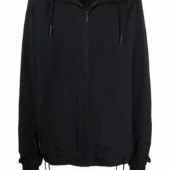 MCQ Hooded Zip-up Jacket In 1000 BLACK - Hooded Jackets