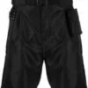 MCQ Belted Multi-pocket Shorts In 1000 BLACK - Bermuda Shorts -MCQ store online 17199597 35027972 600
