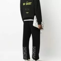 MCQ In Dust Logo-print Hoodie In 1040 NERO VERDE - Hoodies -MCQ store online 17200244 34973249 600