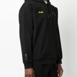 MCQ In Dust Logo-print Hoodie In 1040 NERO VERDE - Hoodies -MCQ store online 17200244 34973258 600