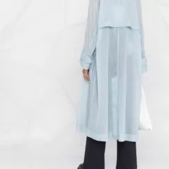 MCQ Wide-lapels Transparent Trench Coat In 4006 BLUE - Single Breasted Coats 13 MCQ Wide-lapels Transparent Trench Coat In 4006 BLUE - Single Breasted Coats -MCQ store online 17200527 34960854 600