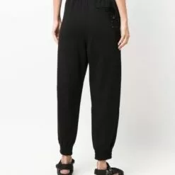 MCQ Plain Track Trousers In 1000 BLACK - Track Pants -MCQ store online 17200529 35063471 600