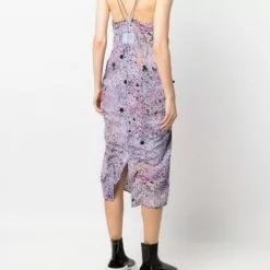 MCQ Paint Splatter Dress In 5003 - Cocktail & Party Dresses -MCQ store online 17200537 35137231 600
