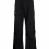 MCQ Straight-leg Stitch-detail Trousers In 1000 BLACK - Regular & Straight-Leg Trousers