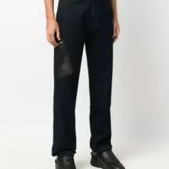 MCQ Panelled Straight Jeans In 4007 BLUE - Regular & Straight-Leg Jeans -MCQ store online 17221675 35304283 600