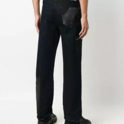 MCQ Panelled Straight Jeans In 4007 BLUE - Regular & Straight-Leg Jeans -MCQ store online 17221675 35306411 600