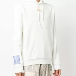 MCQ Abstract Print Hoodie In 4725 BIANCO - Hoodies -MCQ store online 17230508 35041654 600