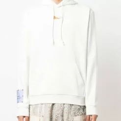 MCQ Abstract Print Hoodie In 4725 BIANCO - Hoodies -MCQ store online 17230508 35043647 600