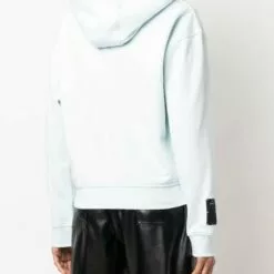 MCQ Icon No.0 Cotton Hoodie In 4031 SEA BREEZE - Hoodies -MCQ store online 17234087 35414602 600