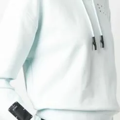 MCQ Icon No.0 Cotton Hoodie In 4031 SEA BREEZE - Hoodies -MCQ store online 17234087 35415605 600